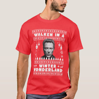 Spazieren in einem Winterwunderland Jungen-Geschen T-Shirt