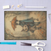 Spazieren mit einem Fuchs Seidenpapier (Handwerk)