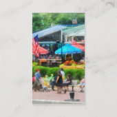 Spazieren Sie durch den Innenhafen Baltimore Visitenkarte (Rückseite)
