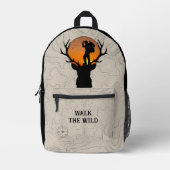 Spazieren Sie durch den Rucksack "Wild Topographic (Vorderseite)