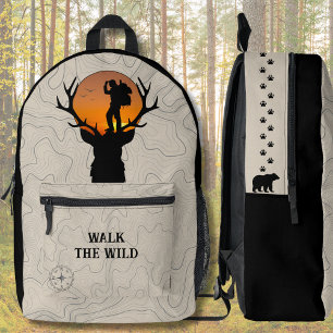 Spazieren Sie durch den Rucksack "Wild Topographic