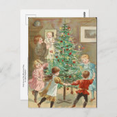 Spazieren Sie durch den Weihnachtsbaum von Jenny N Postkarte (Vorne/Hinten)