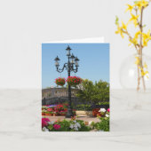 Spazieren Sie durch die Park Landschaft Notecards Karte (Gelbe Blume)