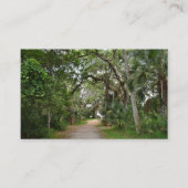 Spazieren Sie durch die Visitenkarten für das Wood Visitenkarte (Vorderseite)