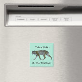 Spazieren Sie durch die wilde Bobcat. Magnet (In Situ (Geschirrspüler))