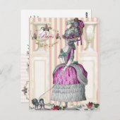 Spazieren Sie entlang der Champs-Élysées Postkarte (Vorne/Hinten)