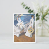 Spazieren Sie entlang der Küste, Joaquín Sorolla Postkarte (Stehend Vorderseite)
