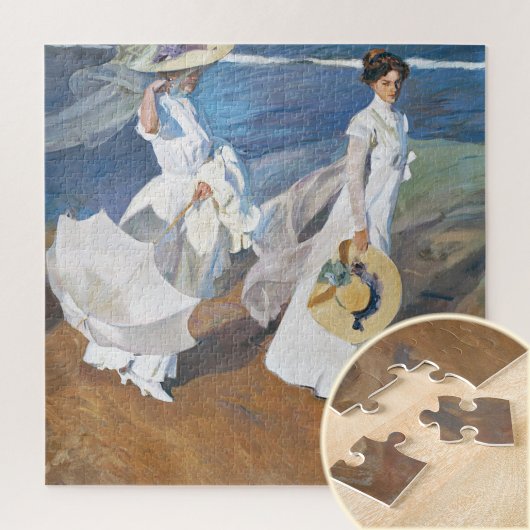 Spazieren Sie entlang der Küste, Joaquín Sorolla Puzzle