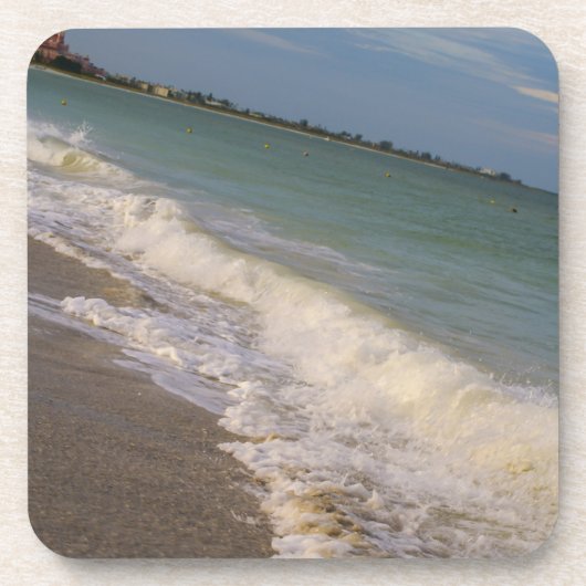 Spazieren Sie entlang des St Pete Beach Untersetzer (Vorderseite)