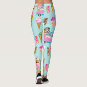 Spazieren Sie in den Leggings der Eisdiele (Rückseite)