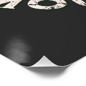 Spazieren Sie zu den Bergen im Freien Poster (Ecke)