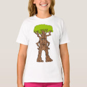 Spazierender Baum Charakter Fantasy Baum Kreatur T-Shirt (Vorderseite)