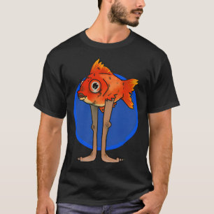Spazierender Goldfisch T-Shirt