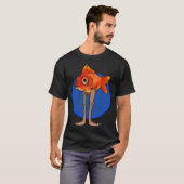 Spazierender Goldfisch T-Shirt (Vorne ganz)