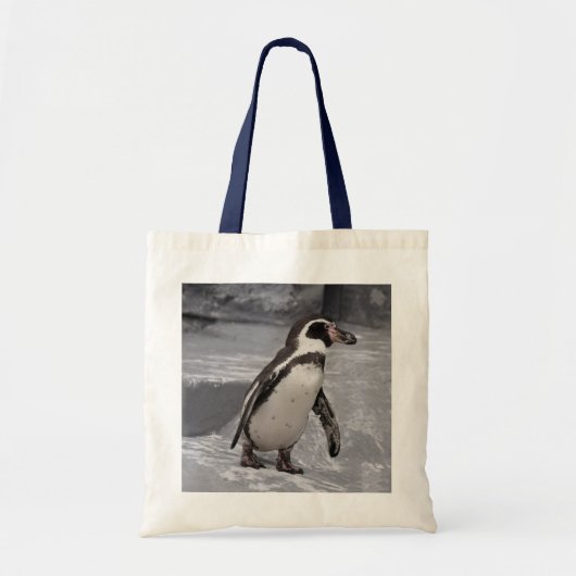 Spazierender Pinguin Beutel Tragetasche (Vorne)