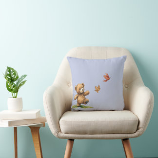 Spazierender Teddy Kissen