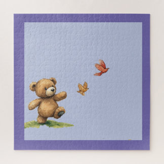 Spazierender Teddy Puzzle