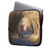 Spazierengehen Laptopschutzhülle (Vorderseite Links)