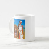 Spaziergang am Strand Kaffeetasse (Vorderseite Links)