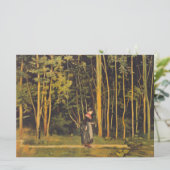 Spaziergang am Waldrand (von Ferdinand Hodler) Karte (Stehend Vorderseite)