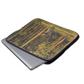 Spaziergang am Waldrand (von Ferdinand Hodler) Laptopschutzhülle (Vorne Knopf)