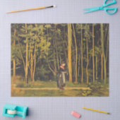 Spaziergang am Waldrand (von Ferdinand Hodler) Seidenpapier (Basteln)