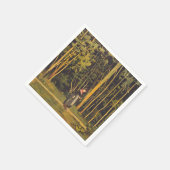 Spaziergang am Waldrand (von Ferdinand Hodler) Serviette (Ecke)