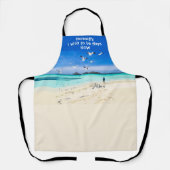 Spaziergang an der Küste Sun Seagulls - benutzerde Schürze (Vorderseite)