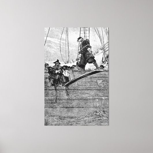 Spaziergang an der Pike Leinwanddruck (Vorderseite)