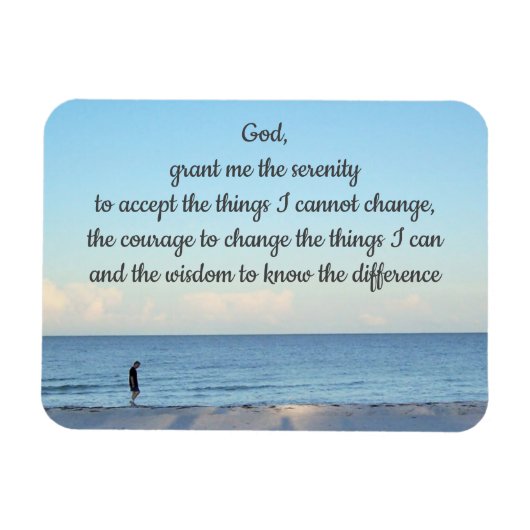 Spaziergang auf dem Beach Magnet (Horizontal)