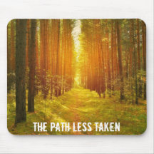 Spaziergang auf dem weniger gegriffenen Weg