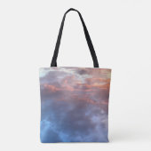 Spaziergang auf der Cloud Nine Sunset Tote Bag Tasche (Rückseite)