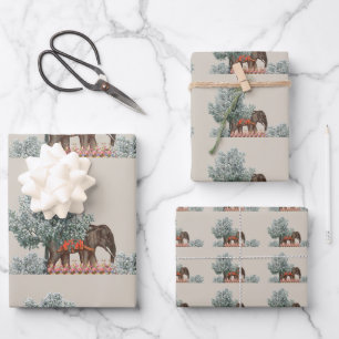 Spaziergang auf der wilden Seite Geschenkpapier Set