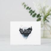 Spaziergang auf der wilden Seite Postkarte (Stehend Vorderseite)