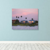 Spaziergang bei Sunset Leinwanddruck (Insitu (Holzboden))