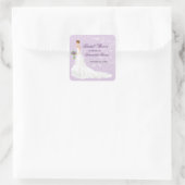 Spaziergang durch das Aisle Brautparty Aufkleber (Tasche)