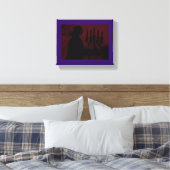 Spaziergang durch das Dorf ~ ummantelte Canvas .75 Leinwanddruck (Insitu (Schlafzimmer))