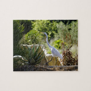 Spaziergang durch das Puzzle (Great Egret)