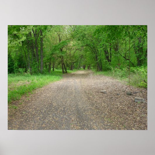 Spaziergang durch das Trassenplakat Poster (Vorne)