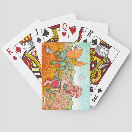 Spaziergang durch den Gargoyle Deck Spielkarten (Rückseite)