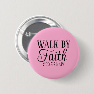 Spaziergang durch den Glauben Christlich Living So Button