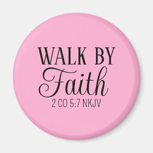 Spaziergang durch den Glauben Christlich Living So Magnet