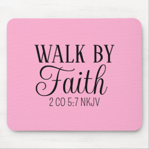 Spaziergang durch den Glauben Christlich Living So Mousepad