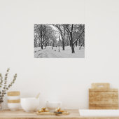 Spaziergang durch den Park Poster (Küche)