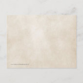 Spaziergang durch den Park Save the Date Card Ankündigungspostkarte (Rückseite)