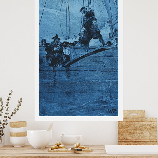 Spaziergang durch den Plank Poster (Küche)