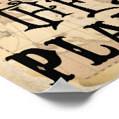 Spaziergang durch den Plank Poster (Ecke)