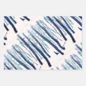 Spaziergang durch den Schneewald Geschenkpapier Set (Vorderseite 2)