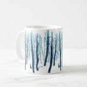 Spaziergang durch den Schneewald Kaffeetasse (Vorderseite Links)