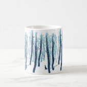 Spaziergang durch den Schneewald Kaffeetasse (Mittel)
